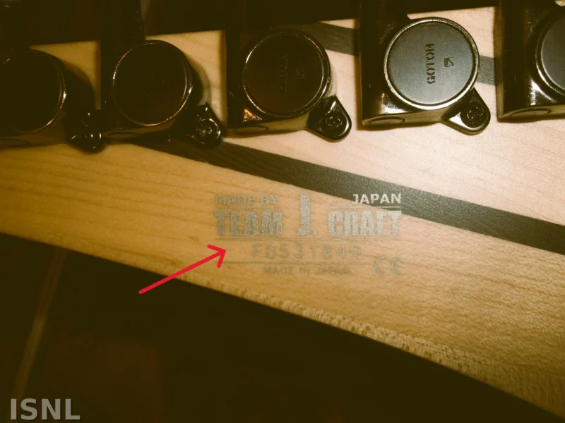 Ibanez Serial Number Location