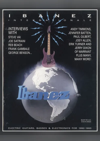 Ibanez Catalogs 1992